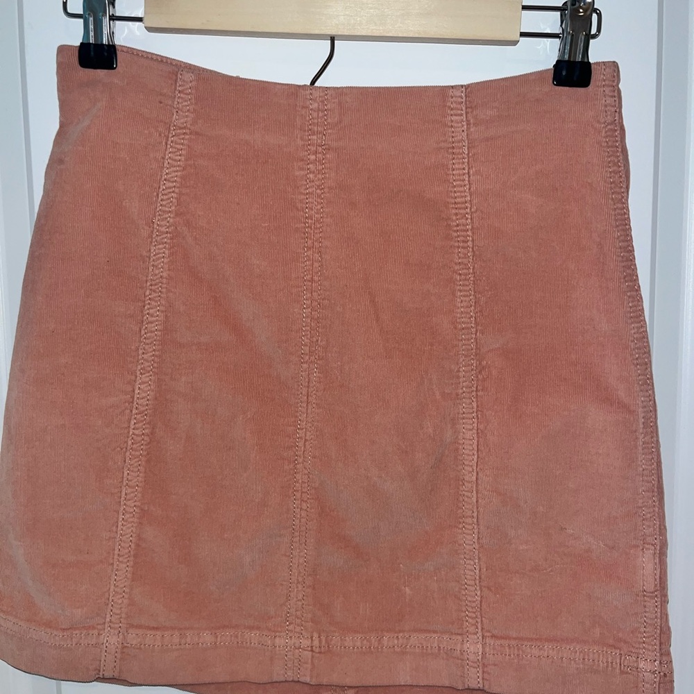 Free People Pink A-Line Mini Skirt for Casual Wear